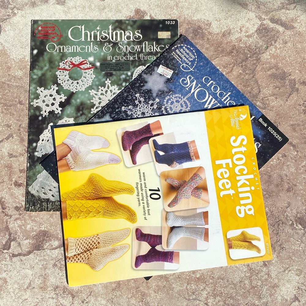 3 Crochet Books